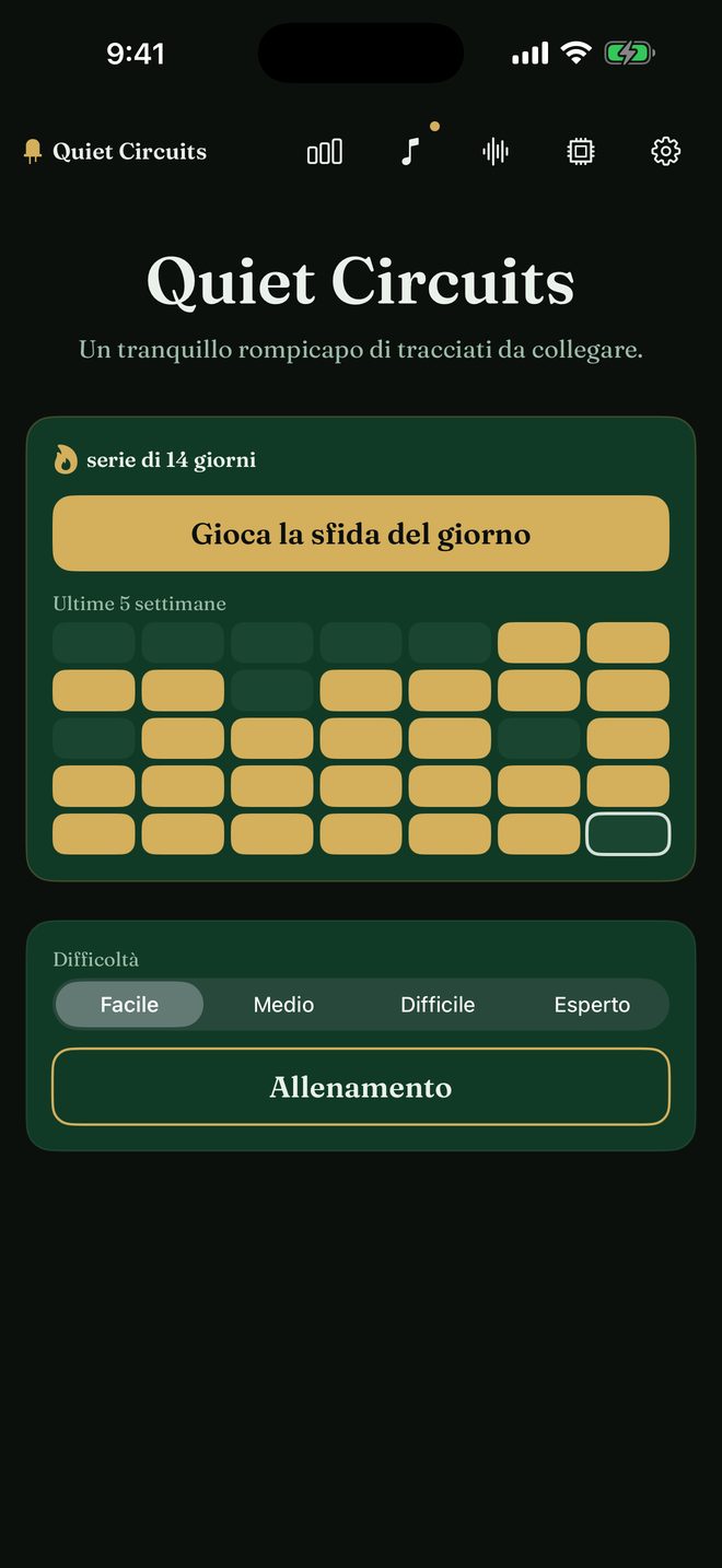 Home screen