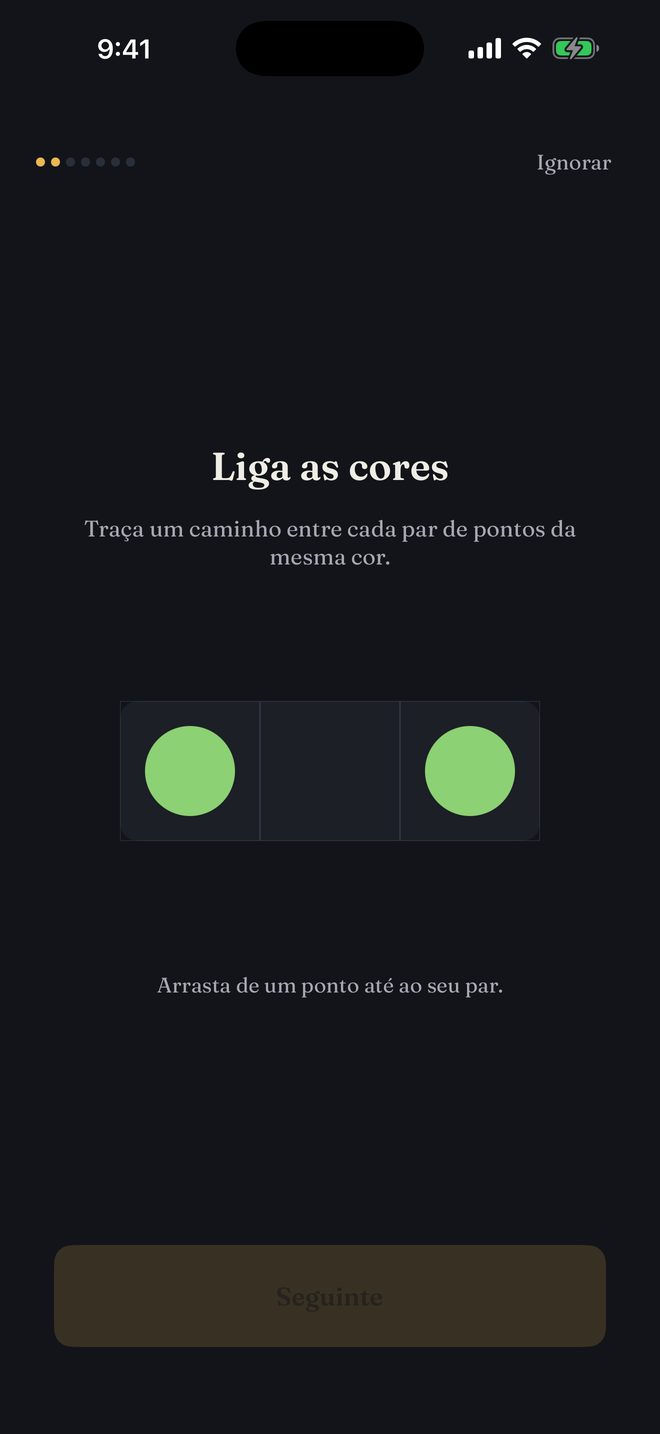 Settings screen